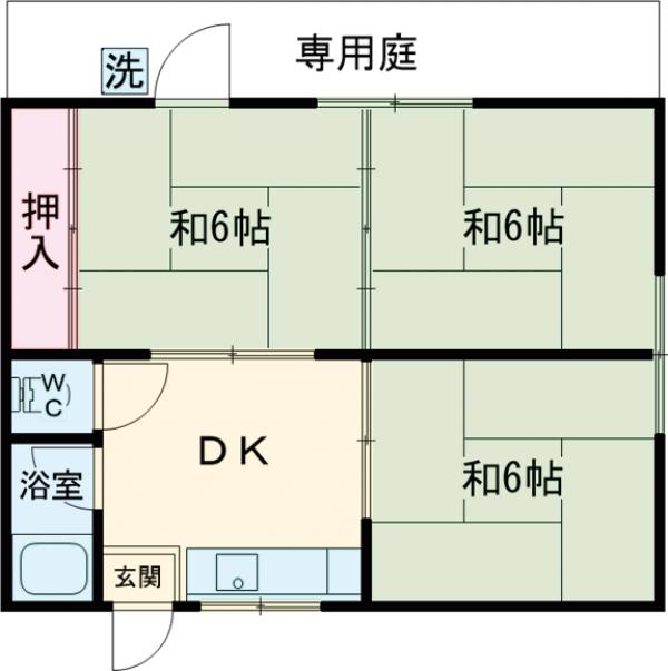 パシフィックメゾン伯方町の間取り