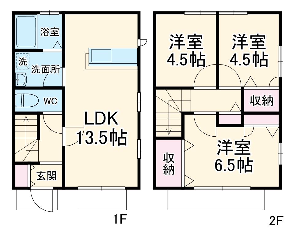 サンビレッジの間取り