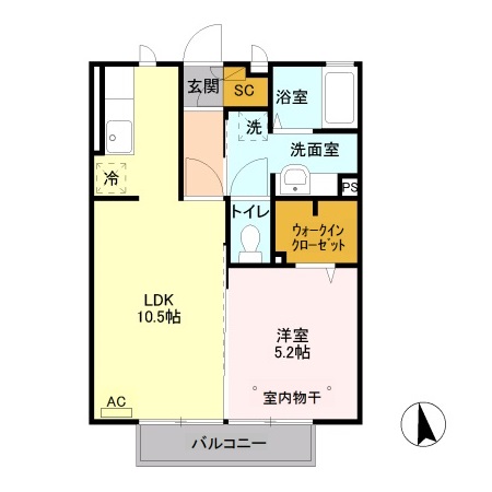 エルハーベンの間取り