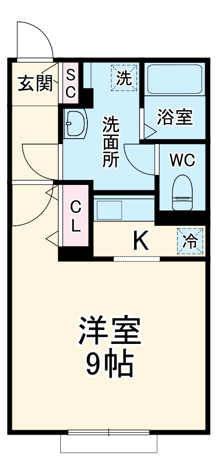 クレストタップ名古屋ウエストの間取り