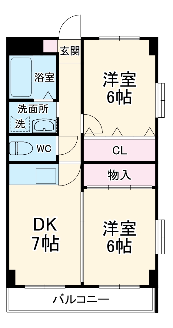 エムエスビルの間取り