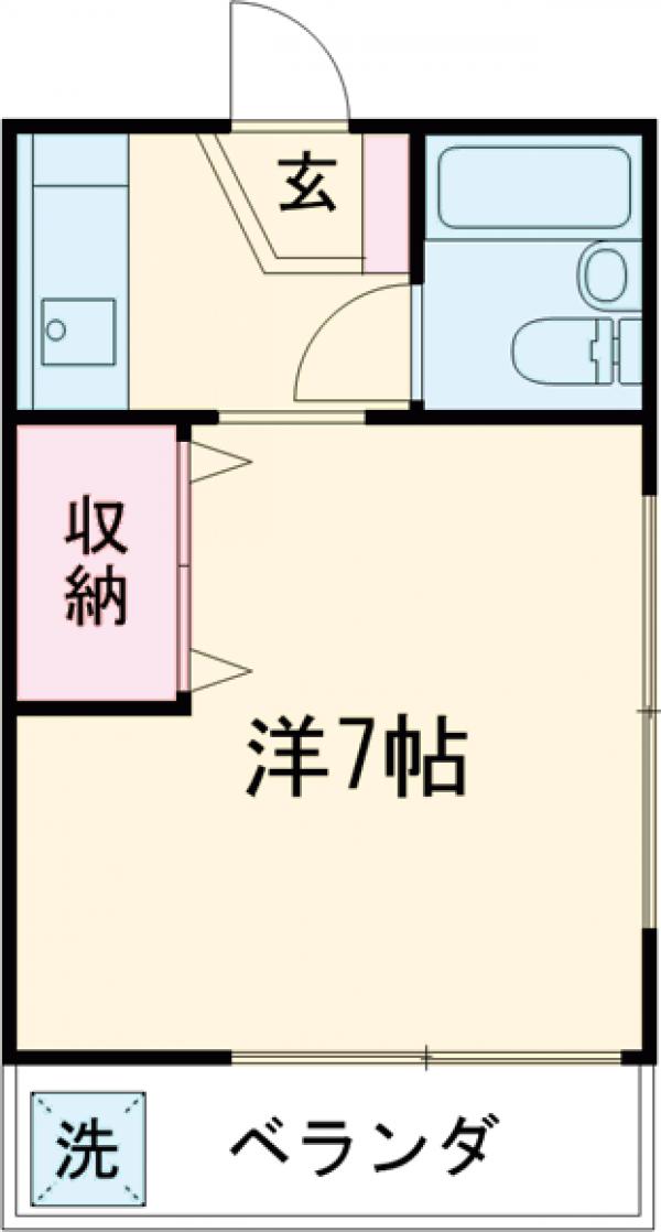 早川荘の間取り