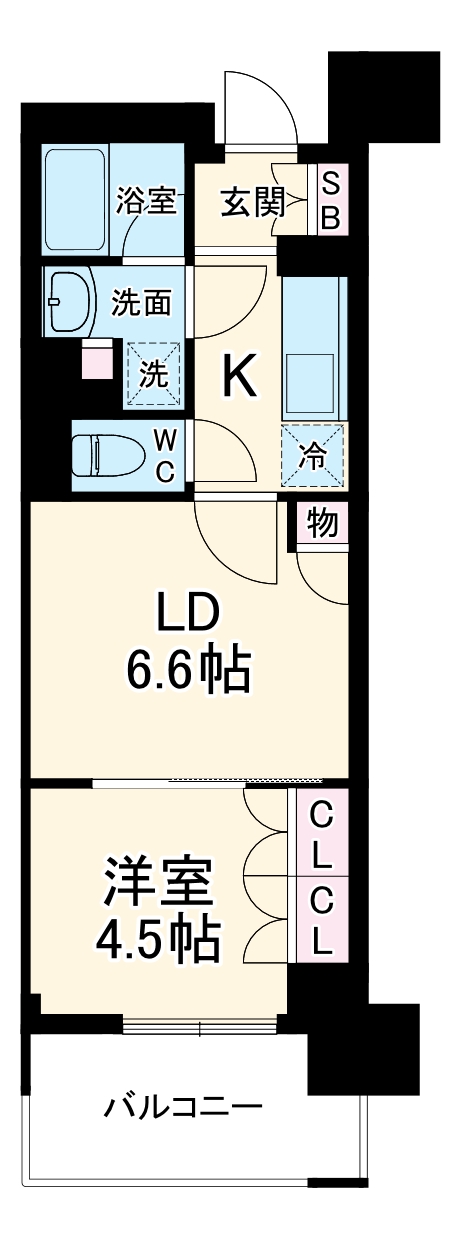プレサンス名駅南ブリエの間取り