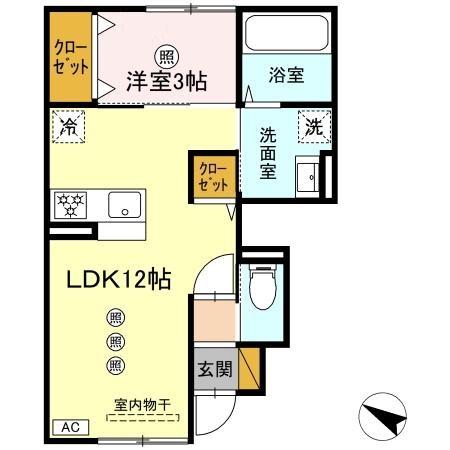 クレスト千波の間取り