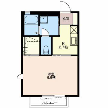 ヴァンテージ上地の間取り