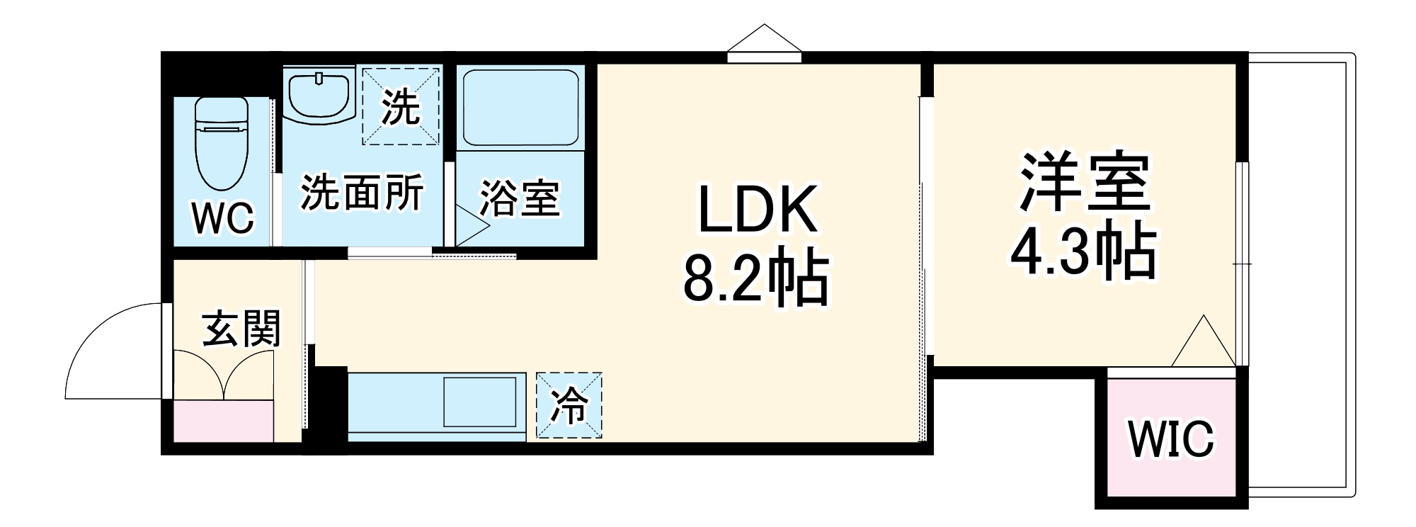 Casa Trenoの間取り