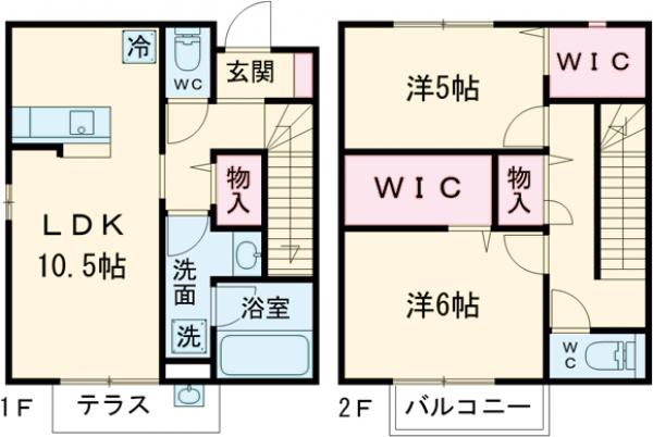 トワテラスの間取り