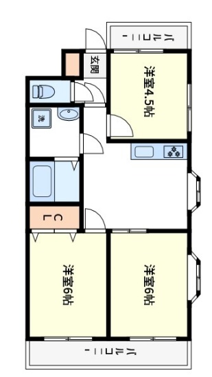 ブランフリーゼの間取り