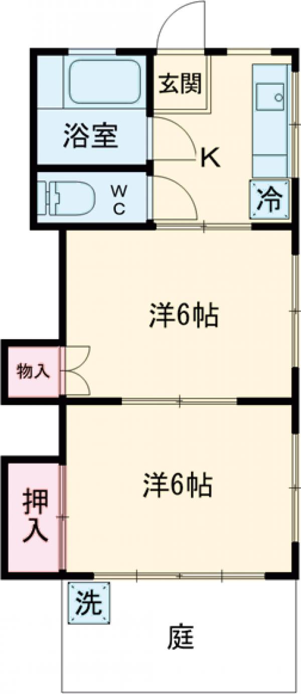 栄ハイツの間取り