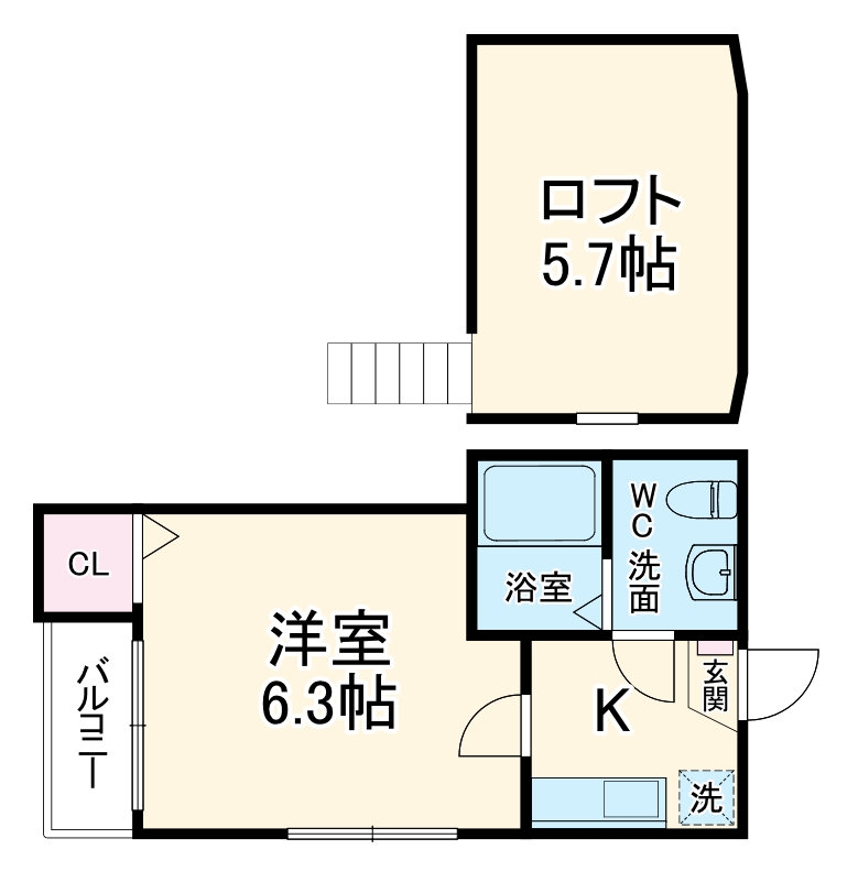 チェリーブロッサムの間取り