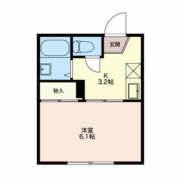 スカイピア緑ヶ丘?Aの間取り