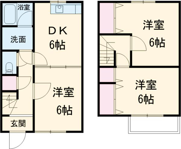 テラスサンデンの間取り