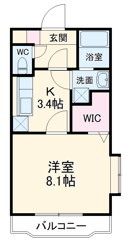 ハーベストの間取り