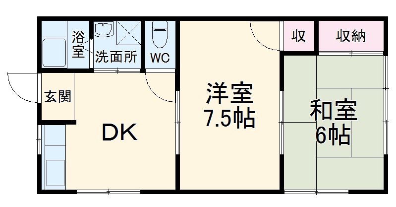 第2峰尾荘の間取り