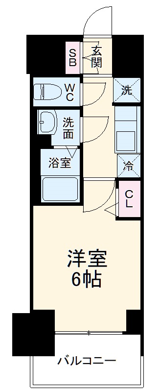 プレサンス丸の内アドブルの間取り