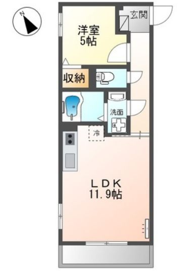スレッド (日高市上鹿山マンション新築工事)の間取り