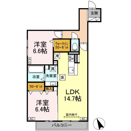 プランドールの間取り