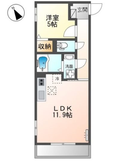 スレッド (日高市上鹿山マンション新築工事)の間取り