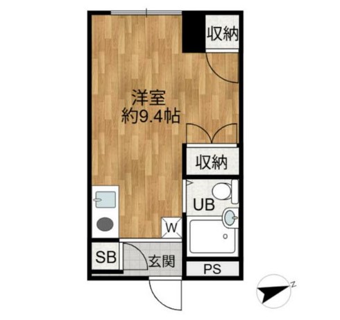 あぱるとまん堀切Ⅲ・303号室の間取り