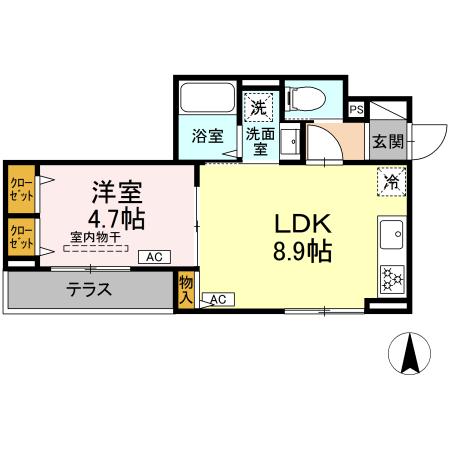 セレスティア東葛西Ⅴの間取り