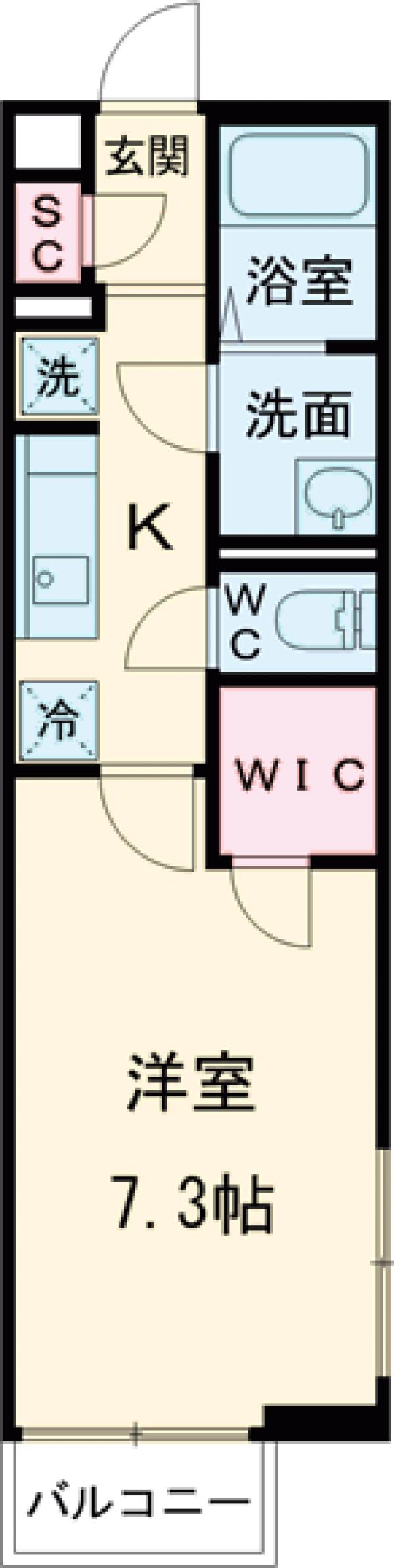 ヴィラ西新井の間取り