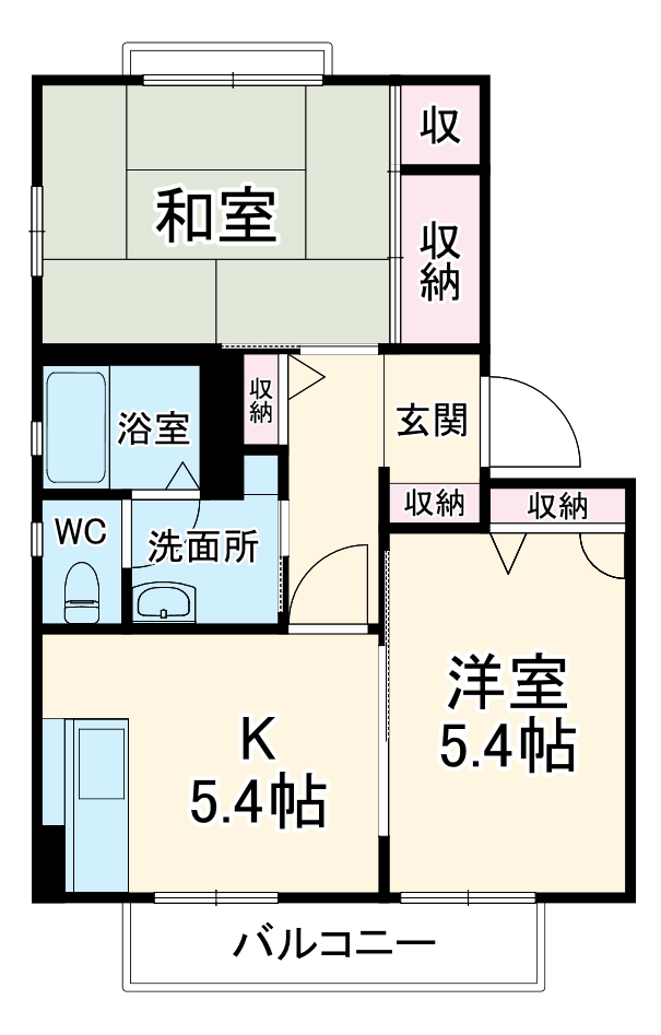 相生ハイツの間取り