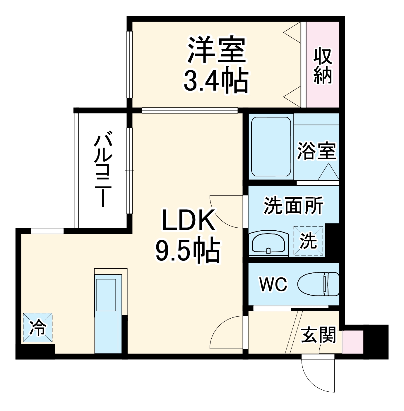 SQUARE知立の間取り