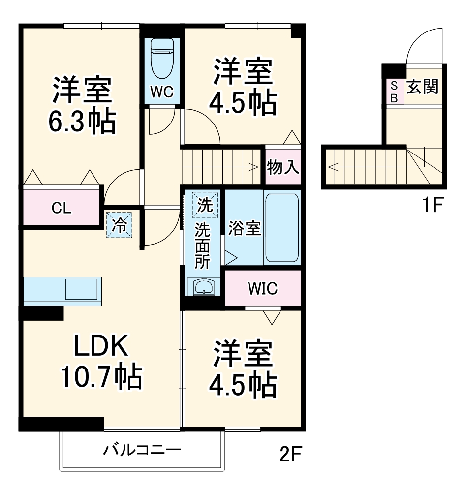 オルメルの間取り