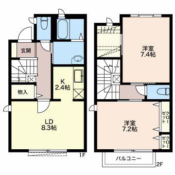 リべルテ・ドミールの間取り