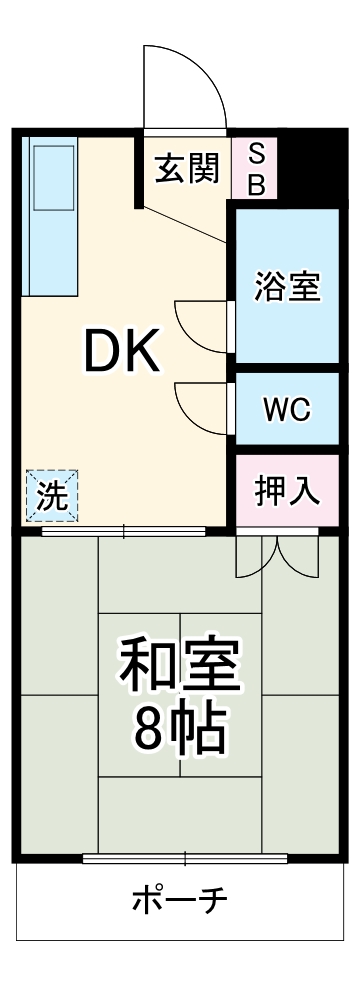 第2コーポ田中の間取り