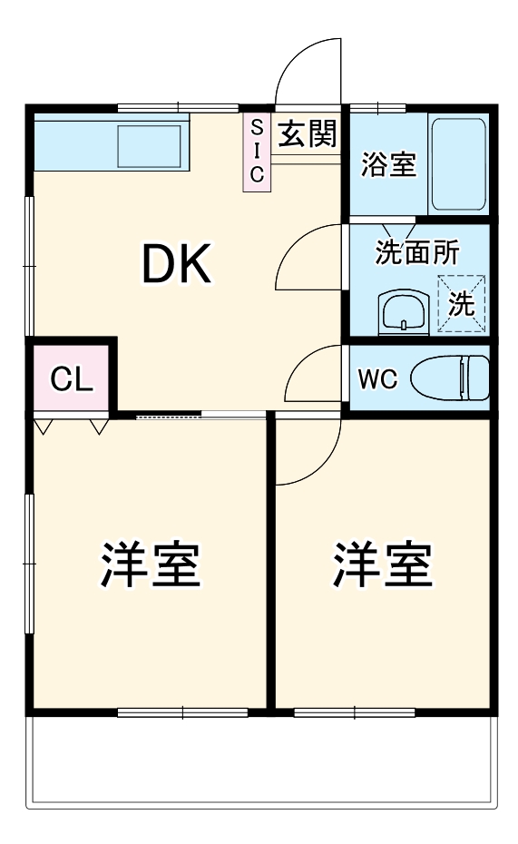 星川コーポの間取り
