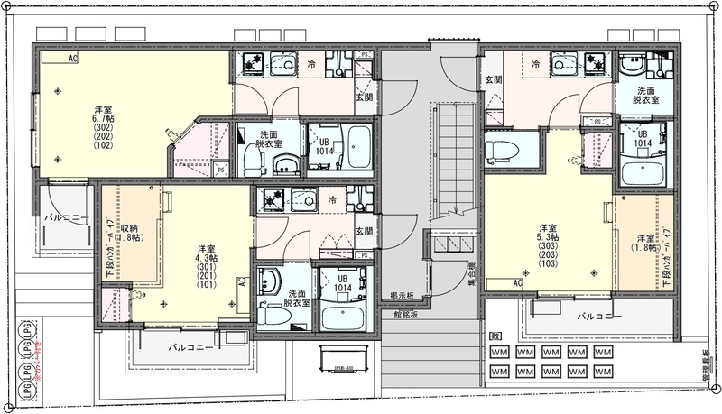 KEIAI RESIDENCE 中浦和の間取り