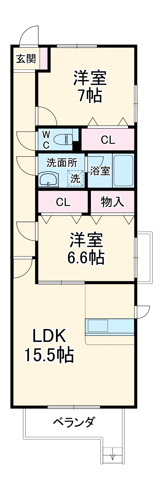 エスポワールの間取り