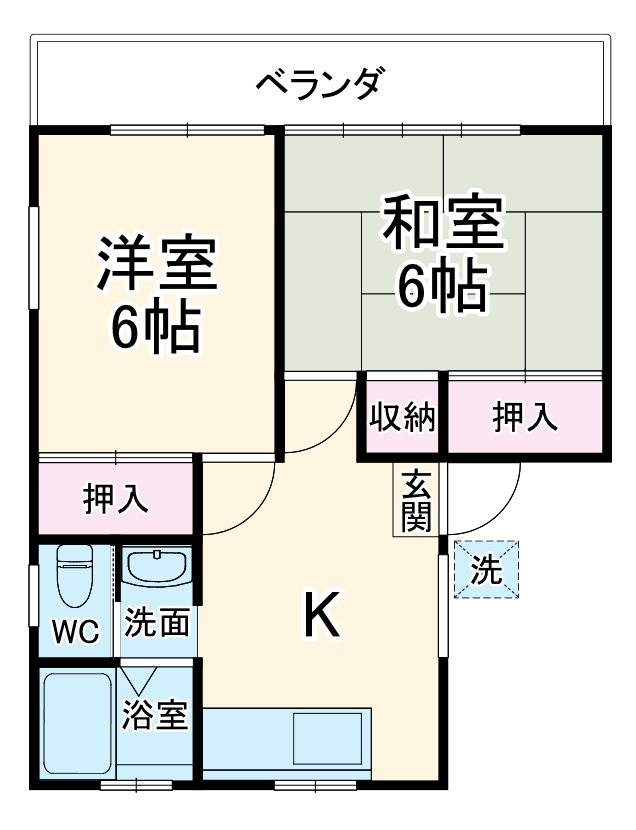 フラットワンの間取り