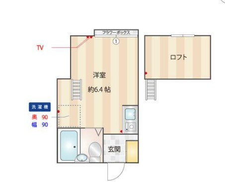 グリーンハウス本町の間取り
