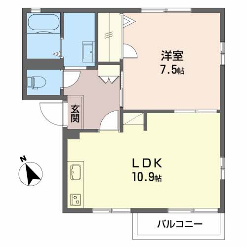 パティオ緑町の間取り