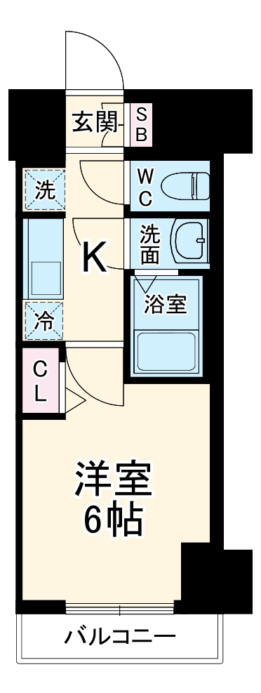 ディアレイシャス名古屋浄心の間取り