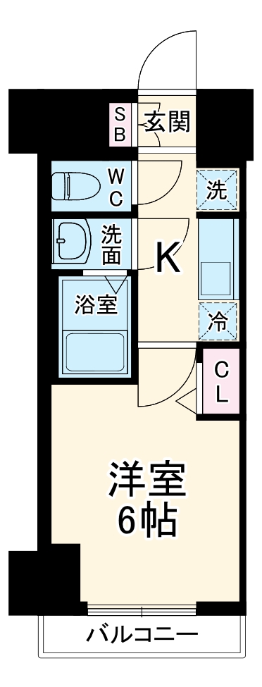 ディアレイシャス名古屋浄心の間取り