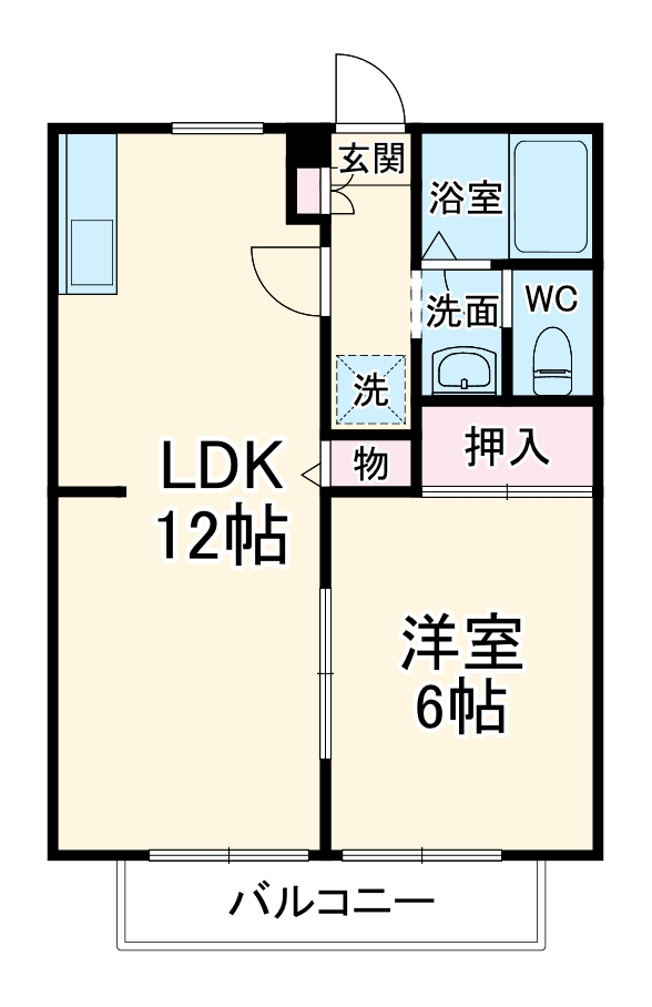 ハイツM5の間取り