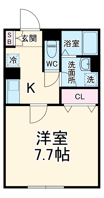 スターティス六実の間取り