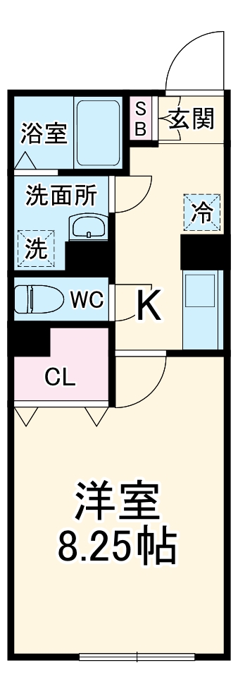 スターティス六実の間取り