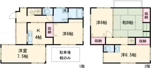 喜多見貸家の間取り