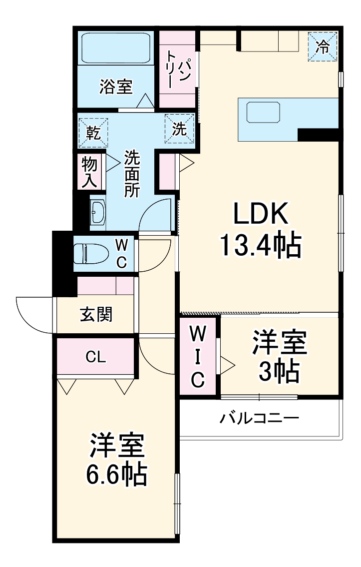 Clashist新森の間取り