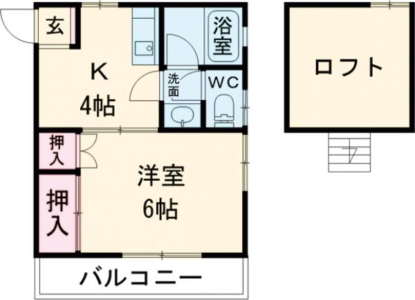 メゾンクレールの間取り