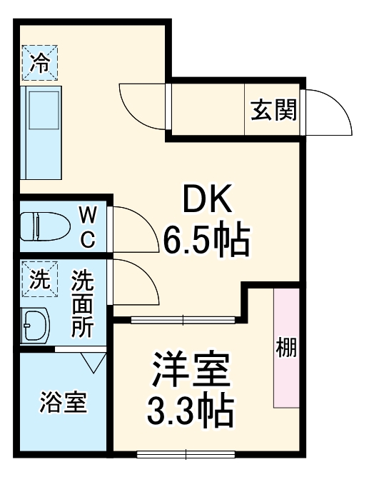 レーベル勝田台の間取り
