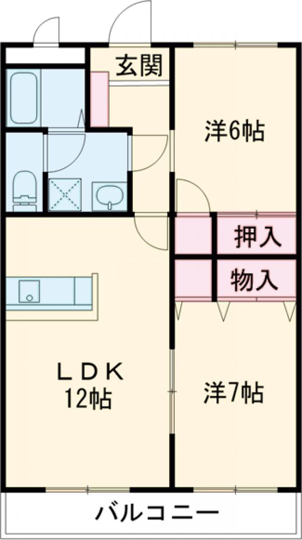 サニーキャッスルの間取り