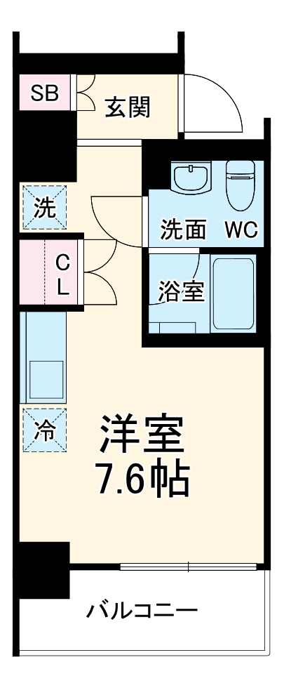 RELUXIA横濱反町の間取り
