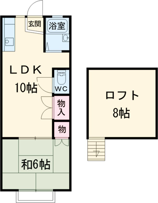 中央ビル塚田の間取り