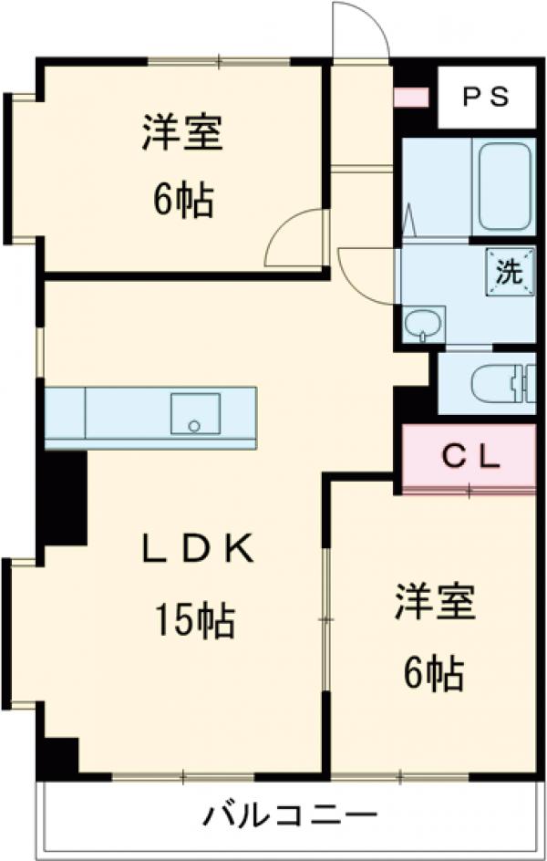 Chez Moi Maebashi シェモワ前橋の間取り