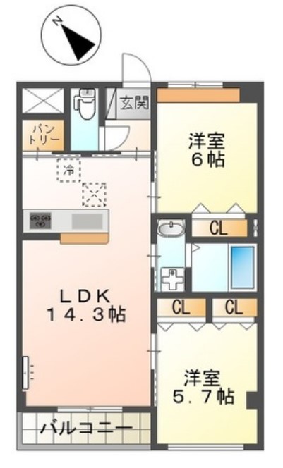 sunshine residenceの間取り